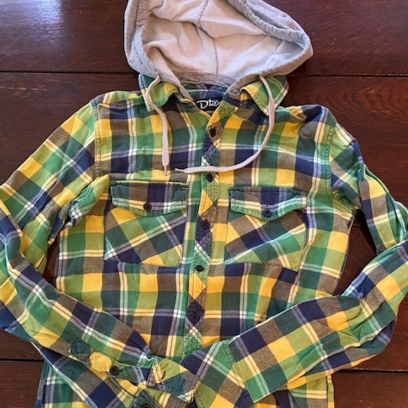 DTOX Flannel shirt with hood XS - Picture 1 of 1